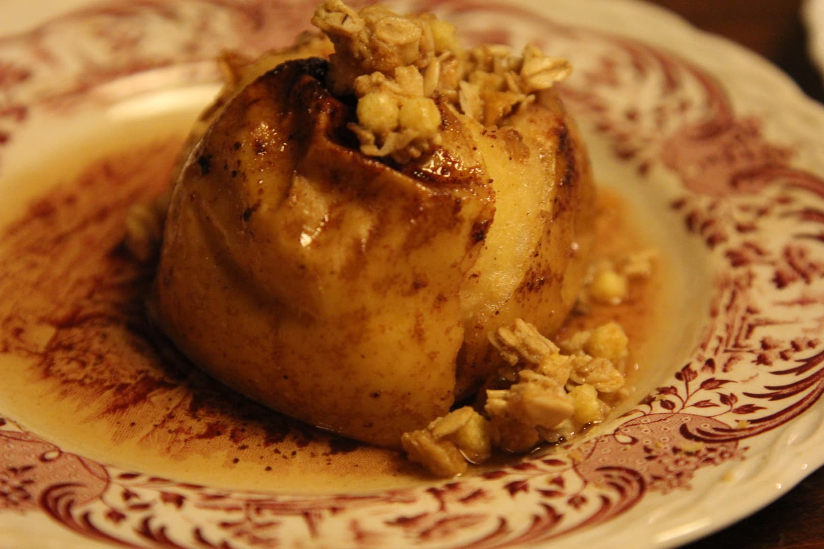 Baked apple w cinnamon 4