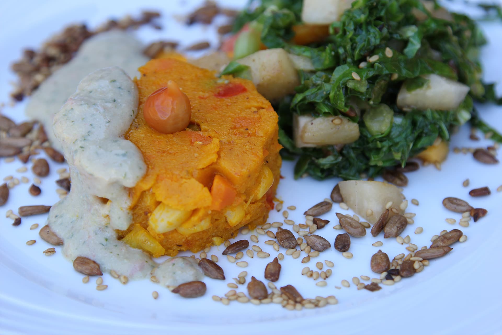 Carrot Pumpkin corn pie 2