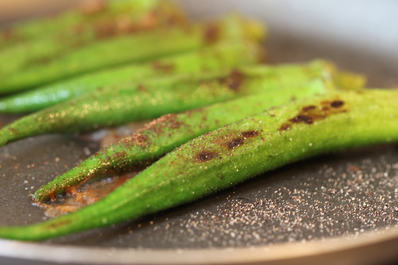 Cinnamon lady okra 6