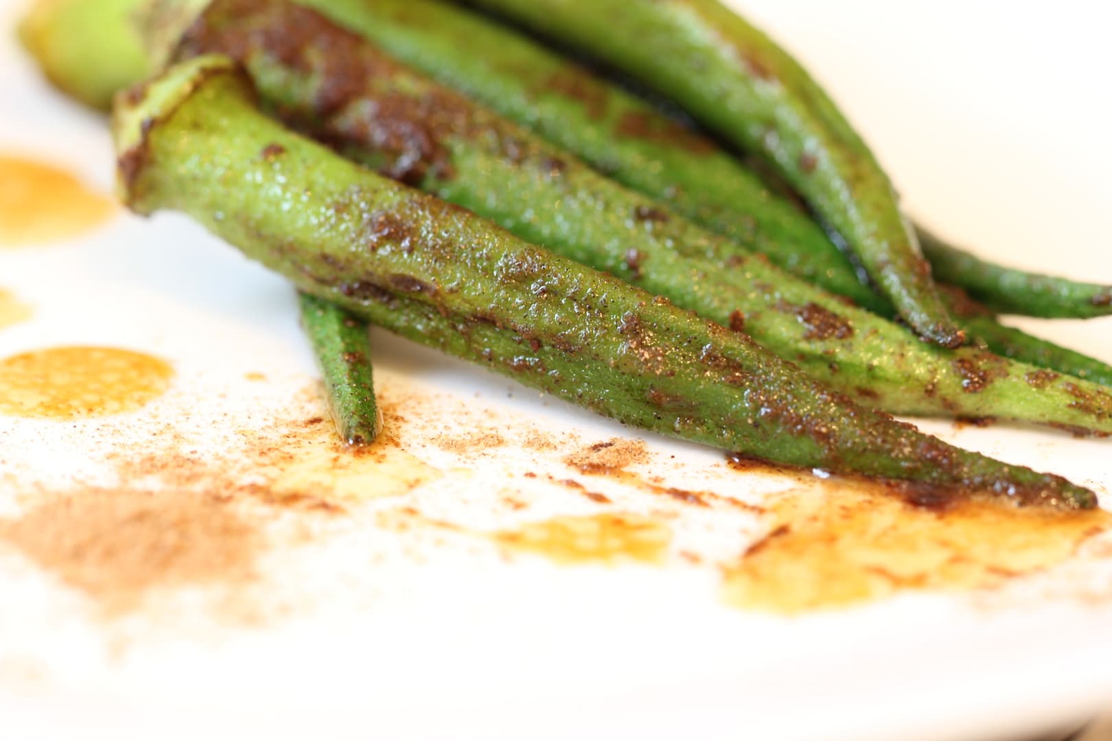 Cinnamon lady okra 9