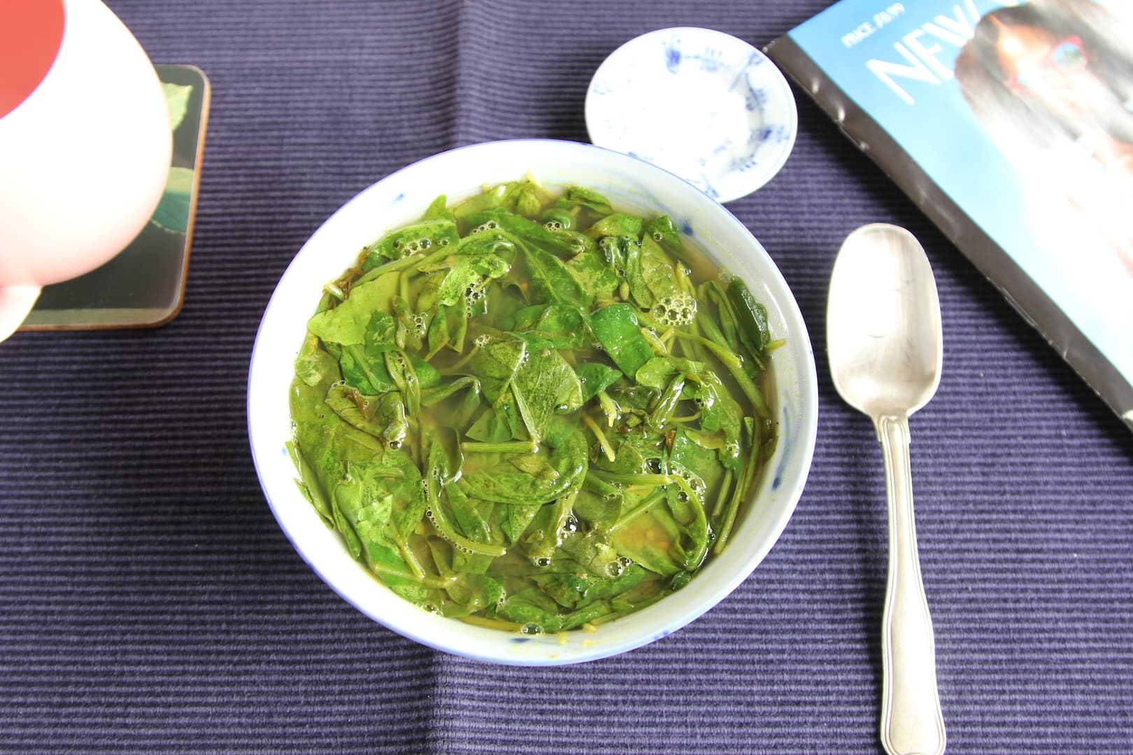 Tamrind Spinach soup 19