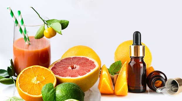 4 Orange Grapefruit Essential Oil Smoothies