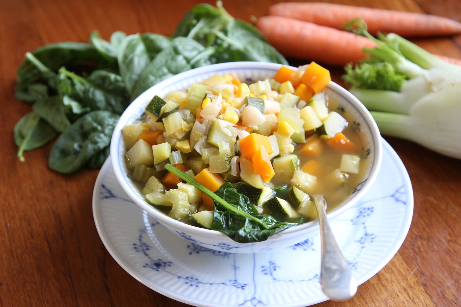 Mixed vegetable soup 21
