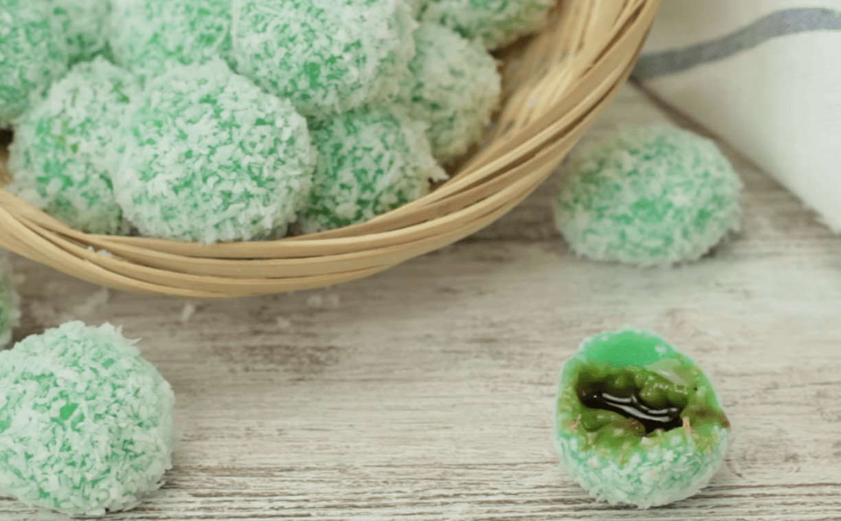 Pandan coconut balls 2