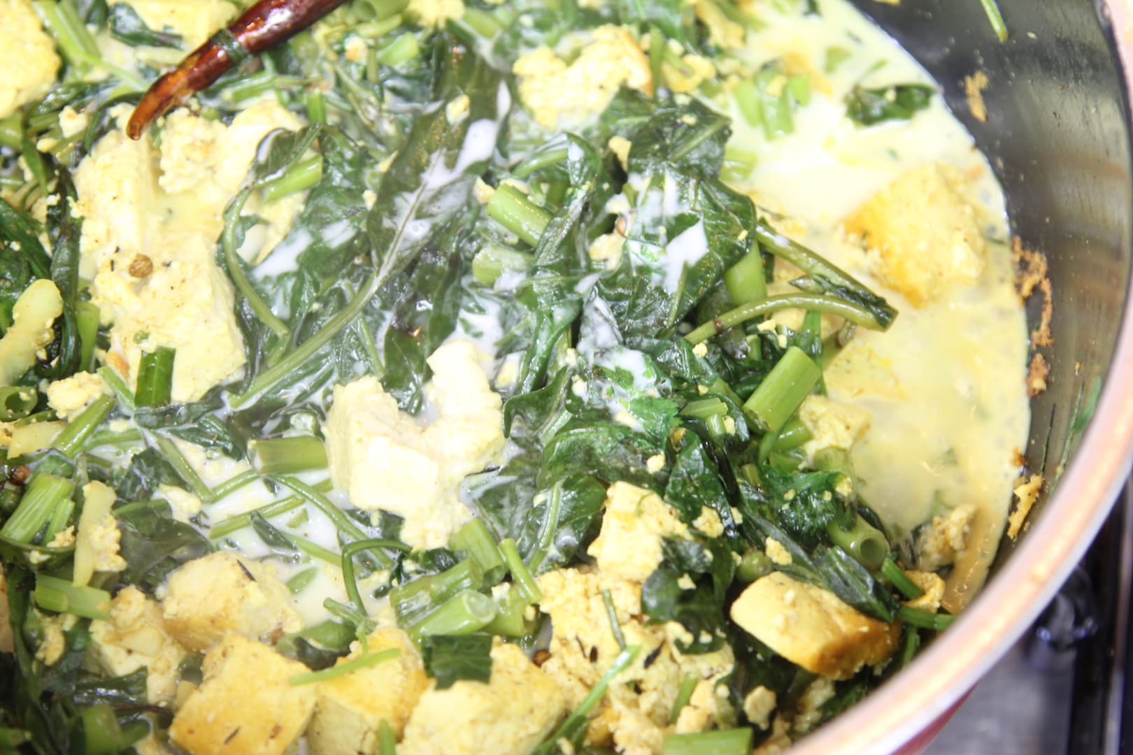 Tofu saute with spices 8